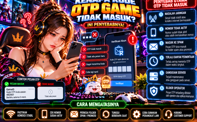 Kenapa Kode OTP Game Tidak Masuk? Ini Penyebabnya