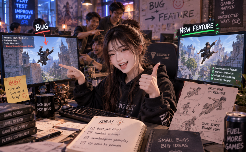 Bagaimana Sebuah Kesalahan Bisa Menjadi Fitur Game?